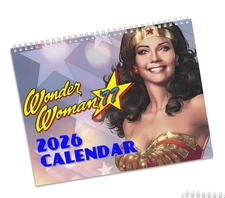 Wonder Woman '77 Calendar (2026) - DC Comics Art Based on the 1970s TV Show