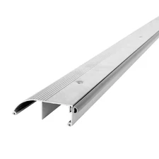 3-3/8 In. X 1 In. X 36 In. Silver Aluminum and Vinyl High-Profile Outswing Door