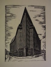 Das Chile-Haus in Hamburg. Mit einem Original-Holzschnitt von Rudolf Jerchel Bin