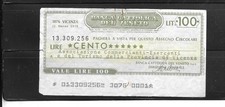 ITALY 1976 100 LIRE VG CIRCULATED OLD VINTAGE CHECK PAPER MONEY CURRENCY