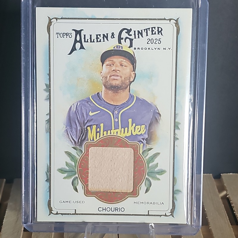 Topps 2025 Allen & Ginter Jackson Chourio Brewers Relics #AGR-JC