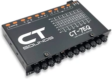 CT-7EQ 7 Band 1/2 Din Parametric Car Audio Equalizer