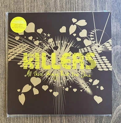 The Killers ~ All These Things That I've Done Yellow UK Vinyl 7 Single W/ Poster - Image 1 of 4