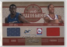 2010-11 Timeless Treasures Materials /99 John Wall Evan Turner #1 Rookie RC
