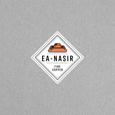 Ea-Nasir Fine Copper Vintage Style Logo Sticker for Crafts & Decor #6629