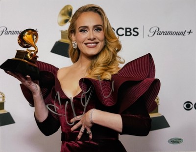 Adele Laurie Blue Adkins British icon Singer Signed Auto 8.5x11 Photo W/COA