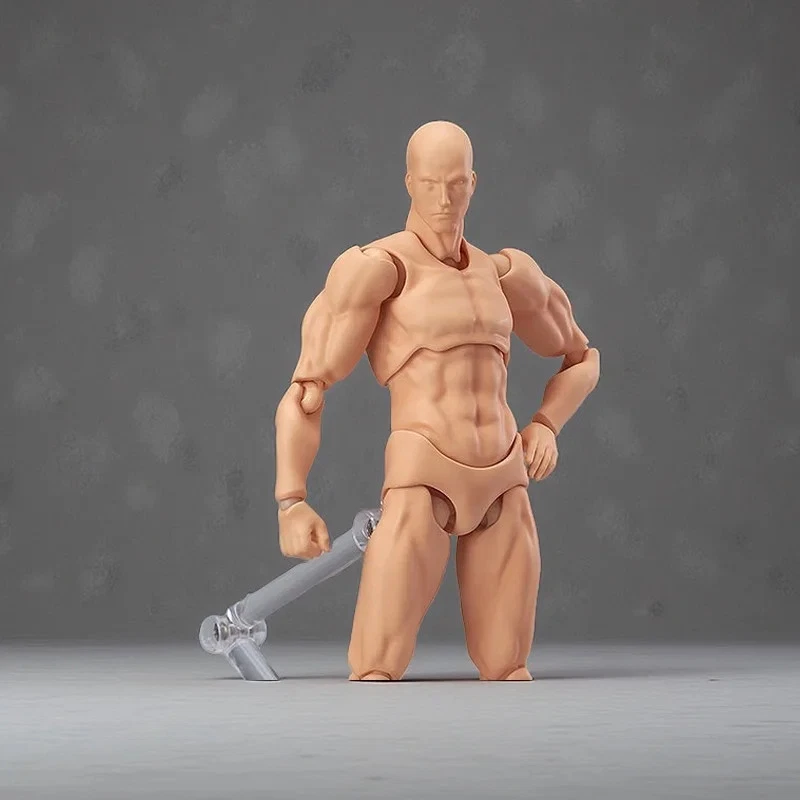 bewegliche Figurenpuppe PVC Kunstskizze Modell Ballett Posierhilfe - Bild 3 von 4