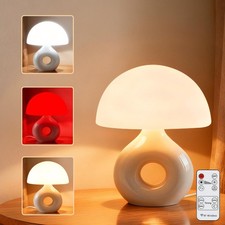 Mushroom Lamp, 670nm Red Light  10000 Lux Therapy Lamp with Remote  Memory,...