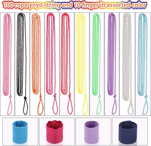 Bestsupplier 100 Piezas Poliéster Yoyo Cuerda Pro-Poly Cuerda y 10 Dedos - Imagen 4 de 7