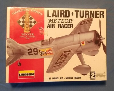 BRAND NEW & SEALED Lindberg Laird Turner Meteor AIR RACER 1/32 MODEL KIT 