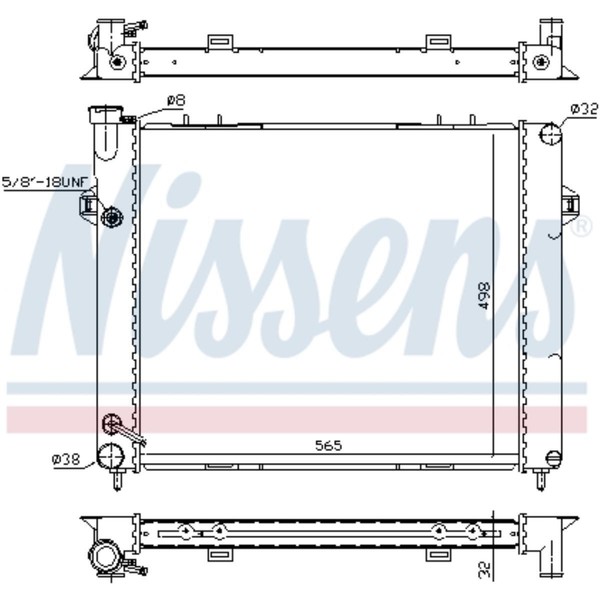 KüHler WasserküHler Passend FüR Jeep Grand Cherokee I ZJ ZG 4.0I 4X4 4.0 Laredo-image