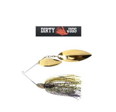 Dirty Jigs 1/2 oz. Compact Spinnerbait - Choose Color/Size