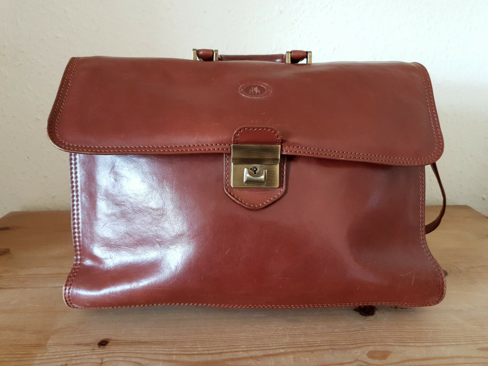 Dionigi Vintage Classic Italian Leather Work Bag Shoulder Bag, 2994a eBay