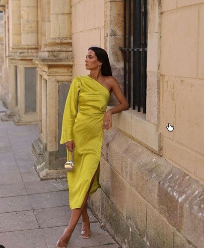 asymmetric dress zara