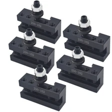 5PCS AXA 2# 250-102 Quick Change Tool Post Boring Turning Holder Swing 6-12"