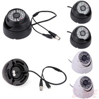 2 Pack Wide Angle Ir Color Indoor Ccd Cctv Security Dome Surveillance Cameras 2 Pack Wide Angle Ir Color Indoor Ccd Cctv Security Dome Surveillance Cameras