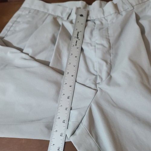 LIZ CLAIBORNE BEIGE KHAKI CHINO DRESS PANTS PLEATED MENS 40X29 (ACT 38X29) - Picture 8 of 13