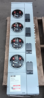 New Eaton 3MM412R12 1200/125 Amp 4 Socket Meter Stack Ringed 5-Jaw 208Y ...