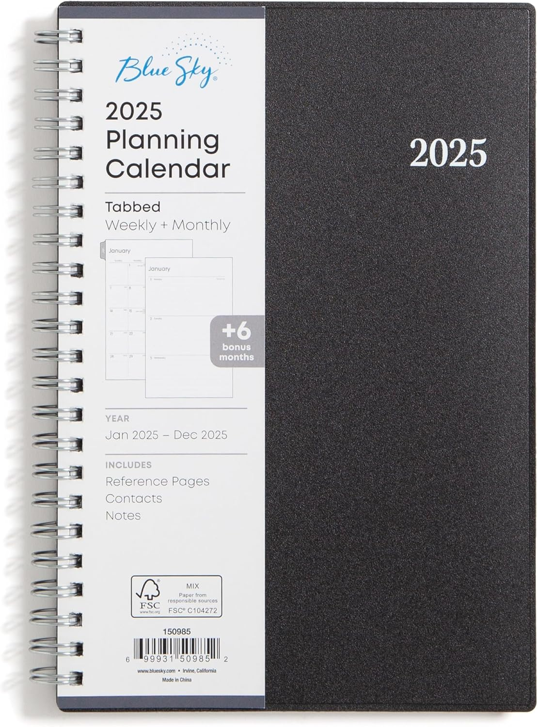 2025 Weekly and Monthly Planner Calendar, Includes January 2025 - December 2025,