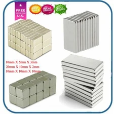 10~100Pcs Magnets Block Cube Super Strong Rare Earth Neodymium Magnetic N50 USA