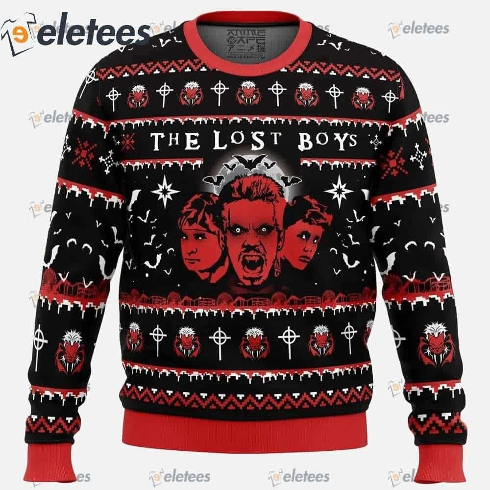 Half Vampire The Lost Boys Ugly Christmas Sweater GC3P79HF