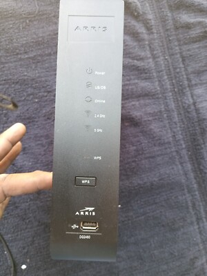 ARRIS (DG2460A) Dual BAND WIFI WIRELESS Router Cable MODEM - WPA2-TKIP/AES ASIS