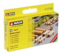 Noch 14214 Bretterstapel - Laser Cut Minis Bausatz H0 (1:87)