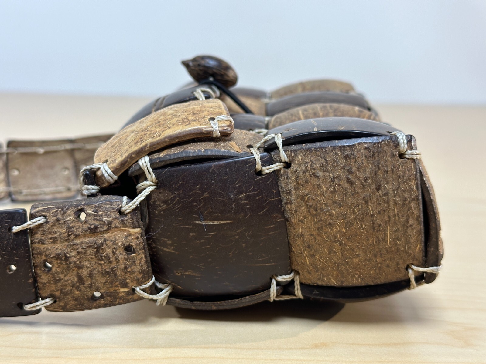 Unique Coconut Shell Patchwork style Mini Purse, … - image 6