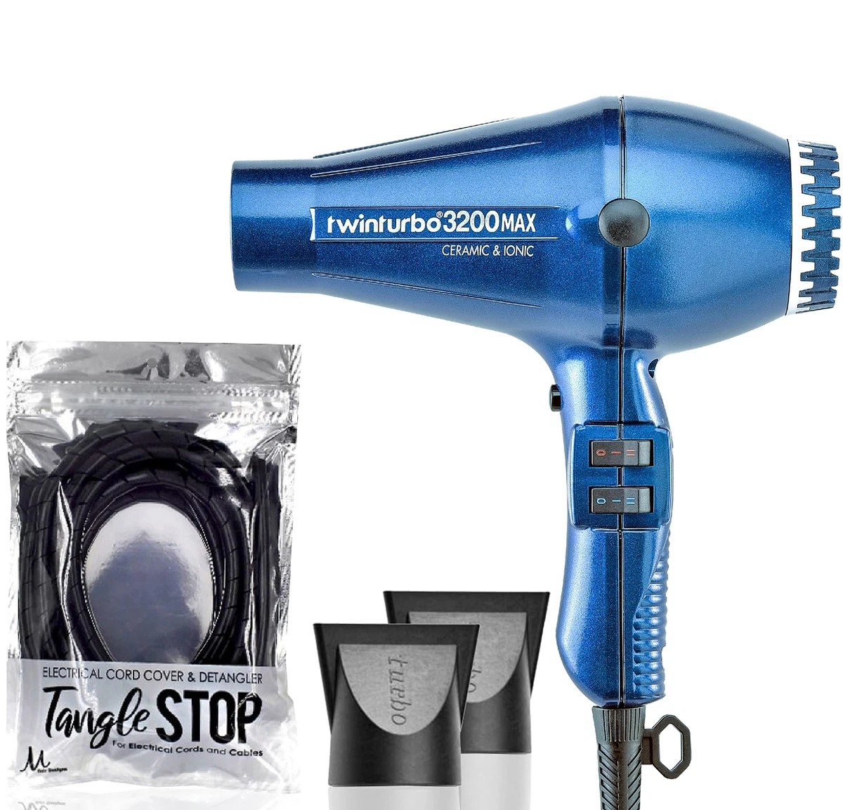 Twin turbo 3200 ceramic and ionic professional hair dryer top