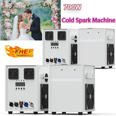 700W Cold Spark Machine Stage DMX Firework Machine DJ Event Party Wedding