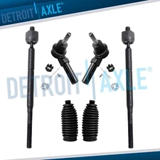 6pc Front Inner Outer Tie Rod for 2005 - 2007 Chevy Equinox Pontiac Torrent 3.4L