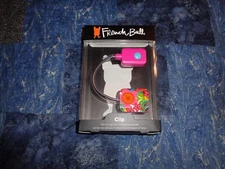 French Bull LED Clip Light for E-Readers & Books Pink with Flowers