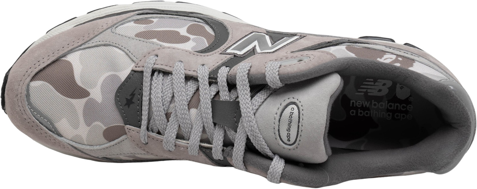 New Balance BAPE x 2002R Apes Together Strong - Grey Camo for Sale