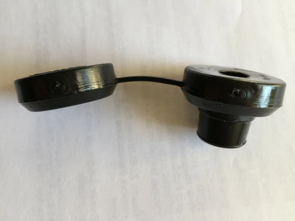 10x Hi-Temp Black Snapper Exhaust Grommet w/o Washer anti-vibration Insulators - Image 4 of 4