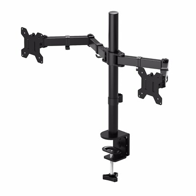 Dual Monitor Ständer für 13-27 Zoll LCD LED PC Bildschirm Ergonomisch Höhenverstellbar 