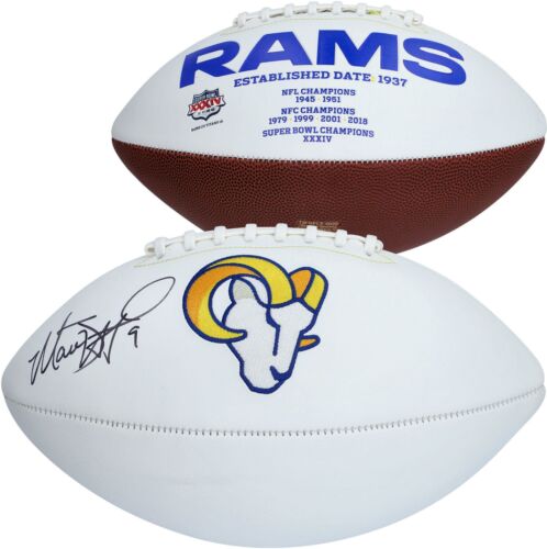 Matthew Stafford Los Angeles Rams Autographed White Panel Football