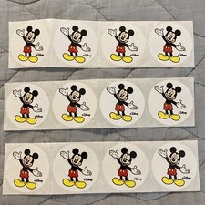 Lot Of 12 Disney Magic Kingdom Mickey Mouse Park Stickers - NEW