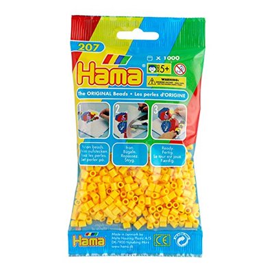 Bulk Buy: Hama Yellow Color  Iron On Midi Beads (5 Pack): 207-03