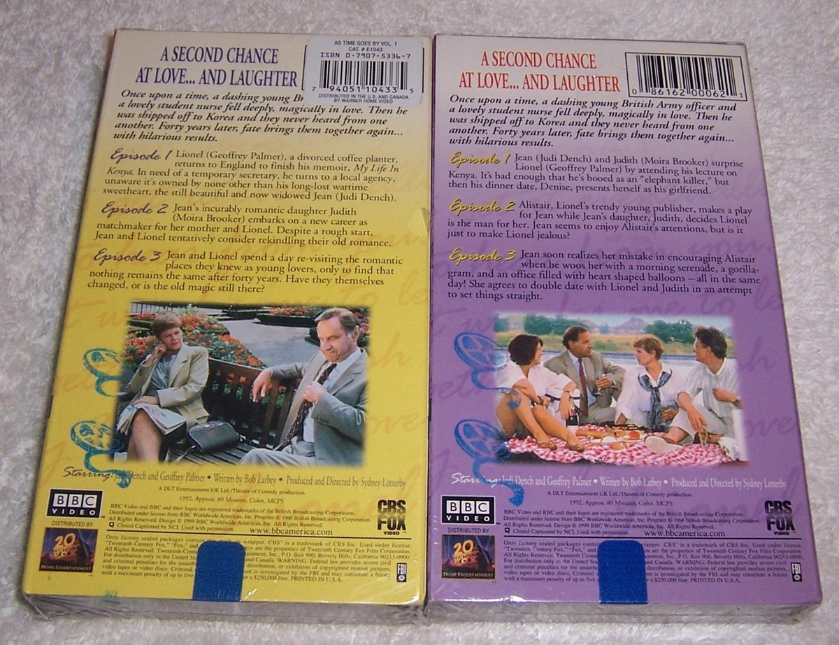 As Time Goes By: Volume 1 and Volume 2 VHS Video Judi Dench  