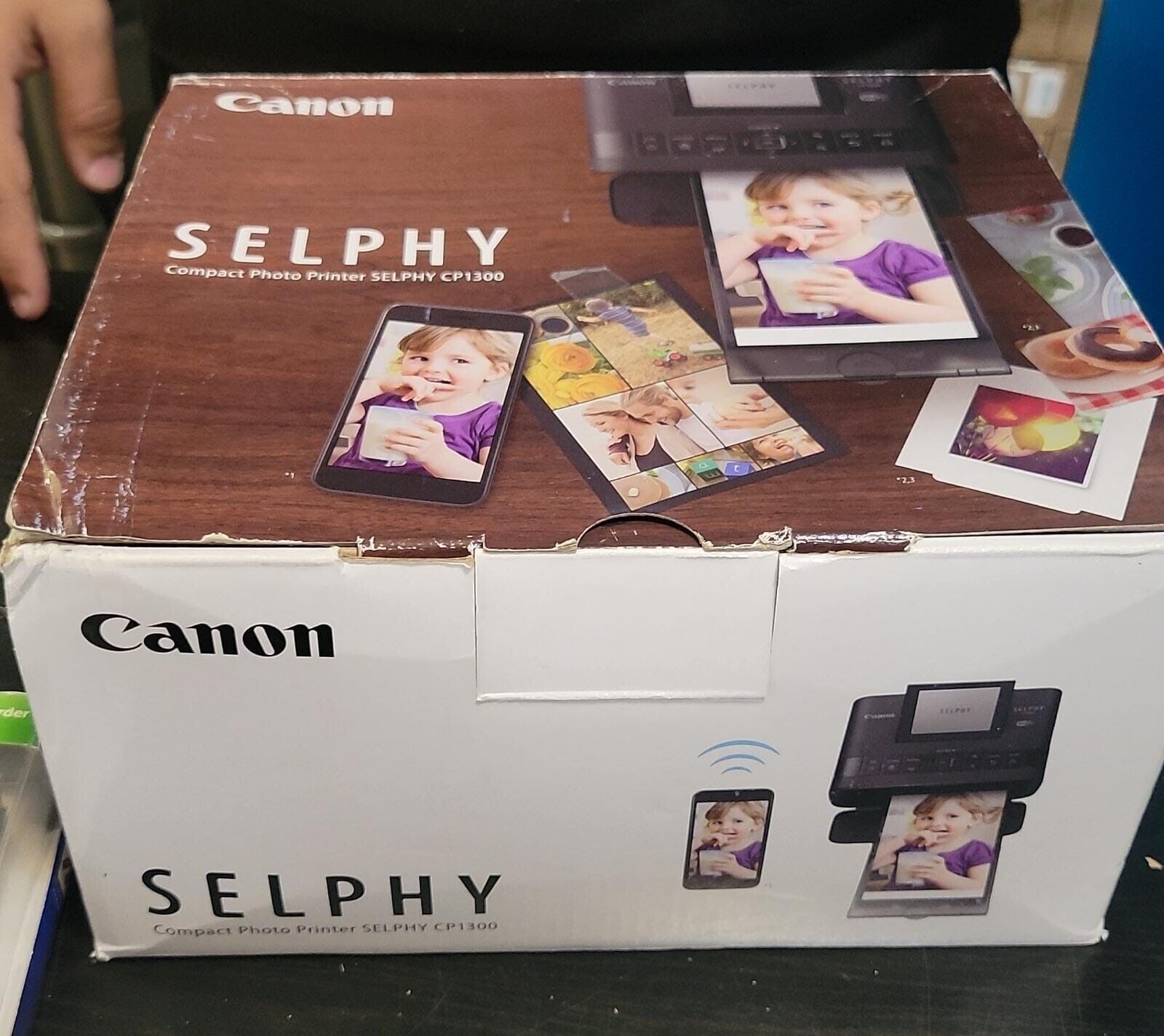 Canon Selphy CP1300 Compact Photo Printer White + Memory Card +