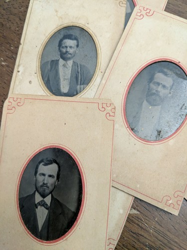 FOTO ANTICHE TINTYPE Chickamauga Georgia Famiglia Donne Bambini - Foto 11 di 12