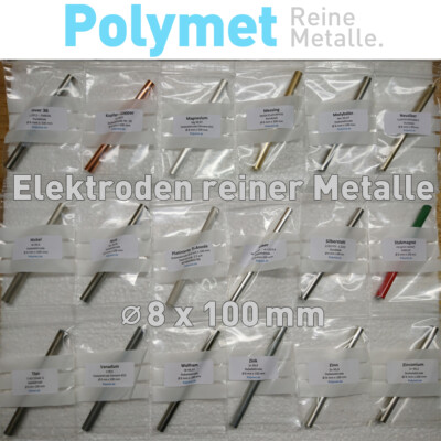 YTGZS Nickel Anode Stab 100mm Länge 1mm Durchmesser - 2 Stück Für Galvanik Und Experimente