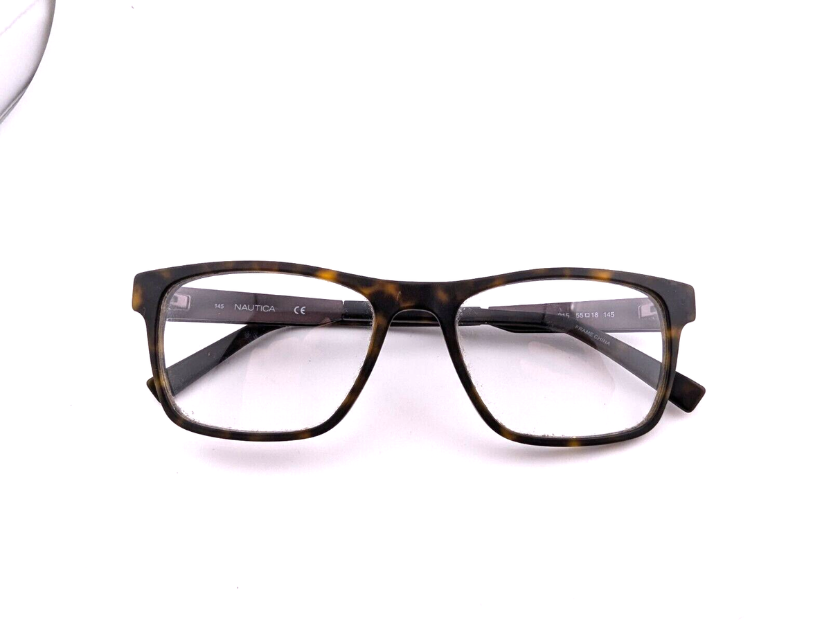 Nautica Eyeglasses Frames Only, N8135 215, 55-18-145, Brown