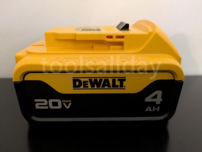 GENUINE DEWALT DCB204 20V MAX Premium Lithium-Ion 4.0Ah Battery Pack OEM
