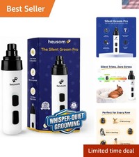 Safe and Reliable Nail Trimmer for Dogs, Cats & Small Animals - Silent Groom Pro