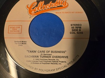 10 cc - THE THINGS WE DO FOR LOVE / BTO - TAKING CARE OF BUSINESS - 7'' VINYL