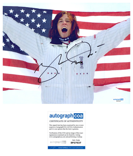 Shaun White 'Team USA' Snowboarder Signed 8x10 Photo Snowboard Legend ACOA