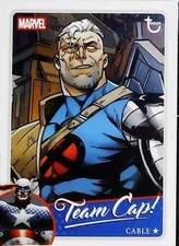 2026 Topps Brooklyn Collection Marvel Captain America #TC-13 Cable Team Cap