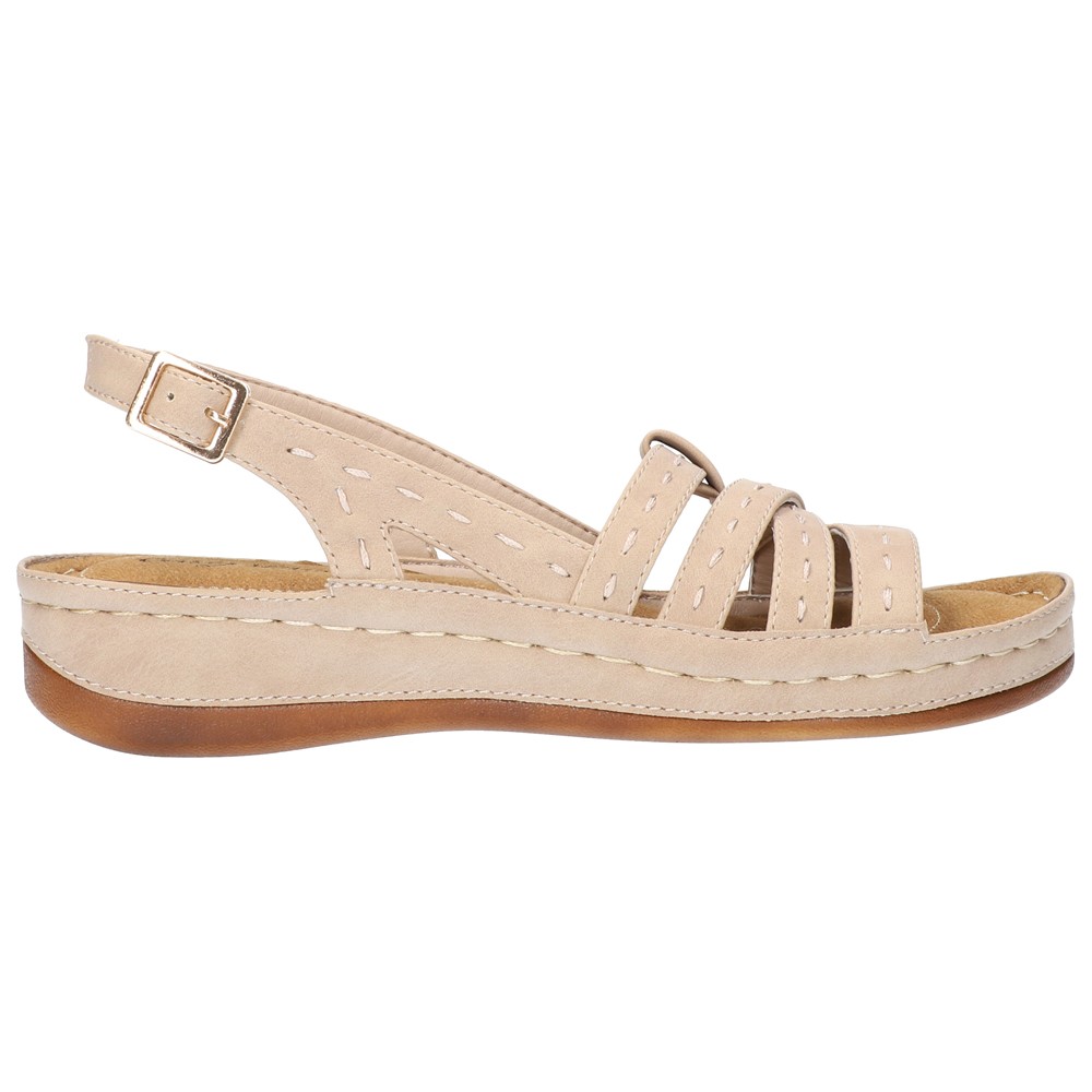 Easy Street Kehlani Wedge Slingback  Womens Size 7 WW Casual Sandals 31-4914