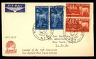 Mayfairstamps New Zealand FDC 1957 Lamb Ships and Map First Day Cover aaz_82577